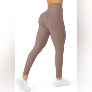 PAVOI Active leggings Sienna coloured Medium compression   Sz S   EUC